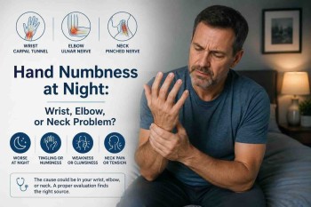 Hand Numbness at Night: Is the Problem in Your Wrist, Elbow, or Neck?