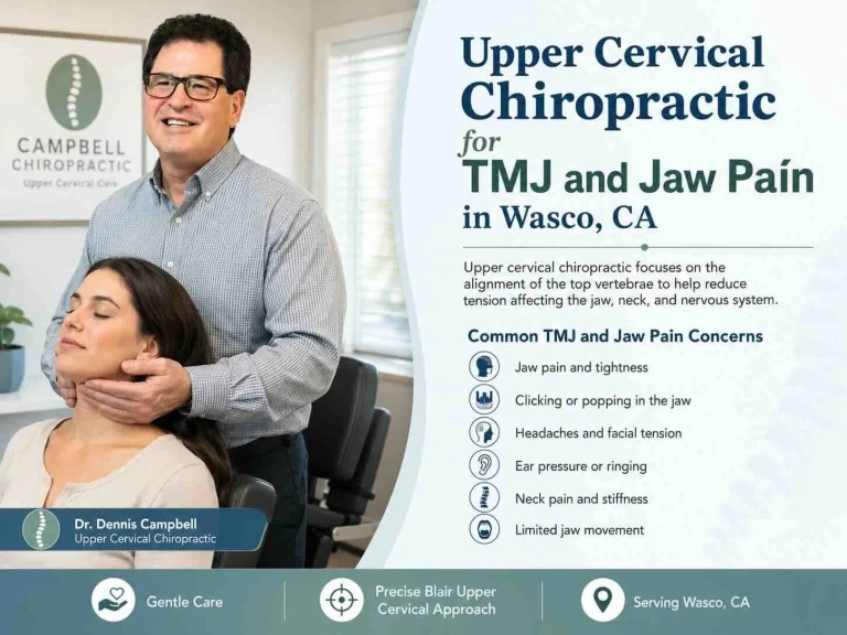 Upper Cervical Chiropractic for TMJ and Jaw Pain in Wasco, CA